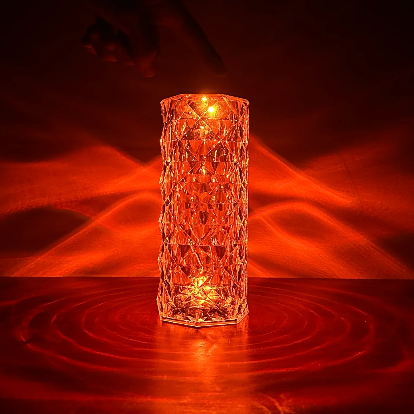 Crystal Glow Table Lamp