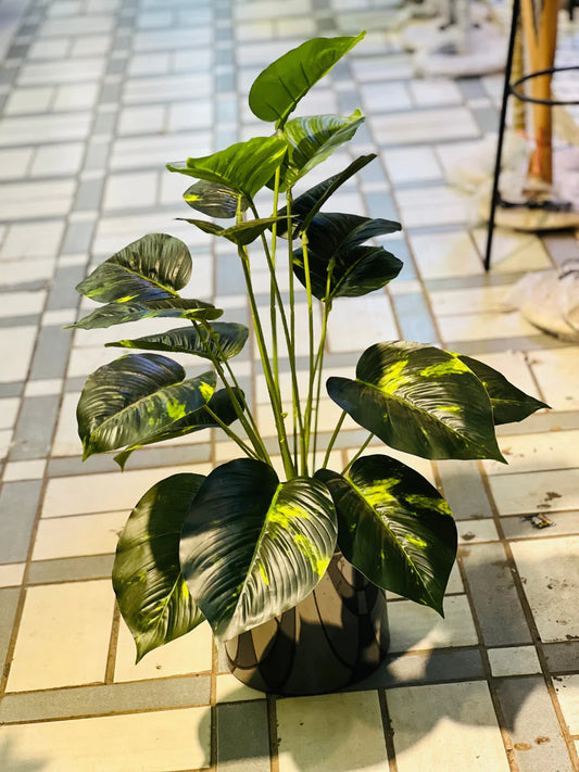 Artificial Indoor Plants with Steel Pot | 3 Styles
