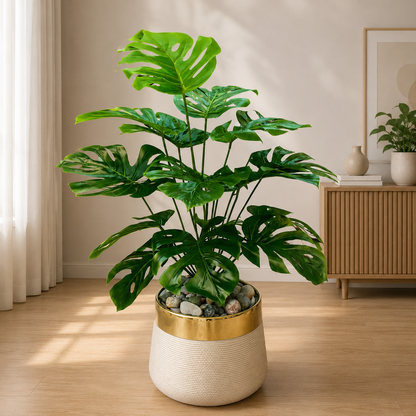 Monstera Artificial Plant with Grp Planter