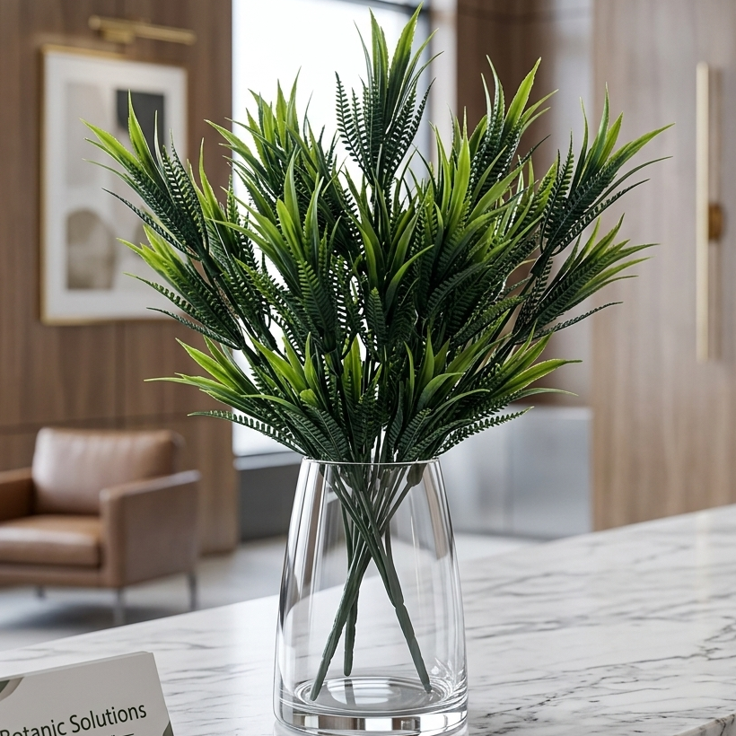 Artificial Fern Grass or Fake Boston Ferns.