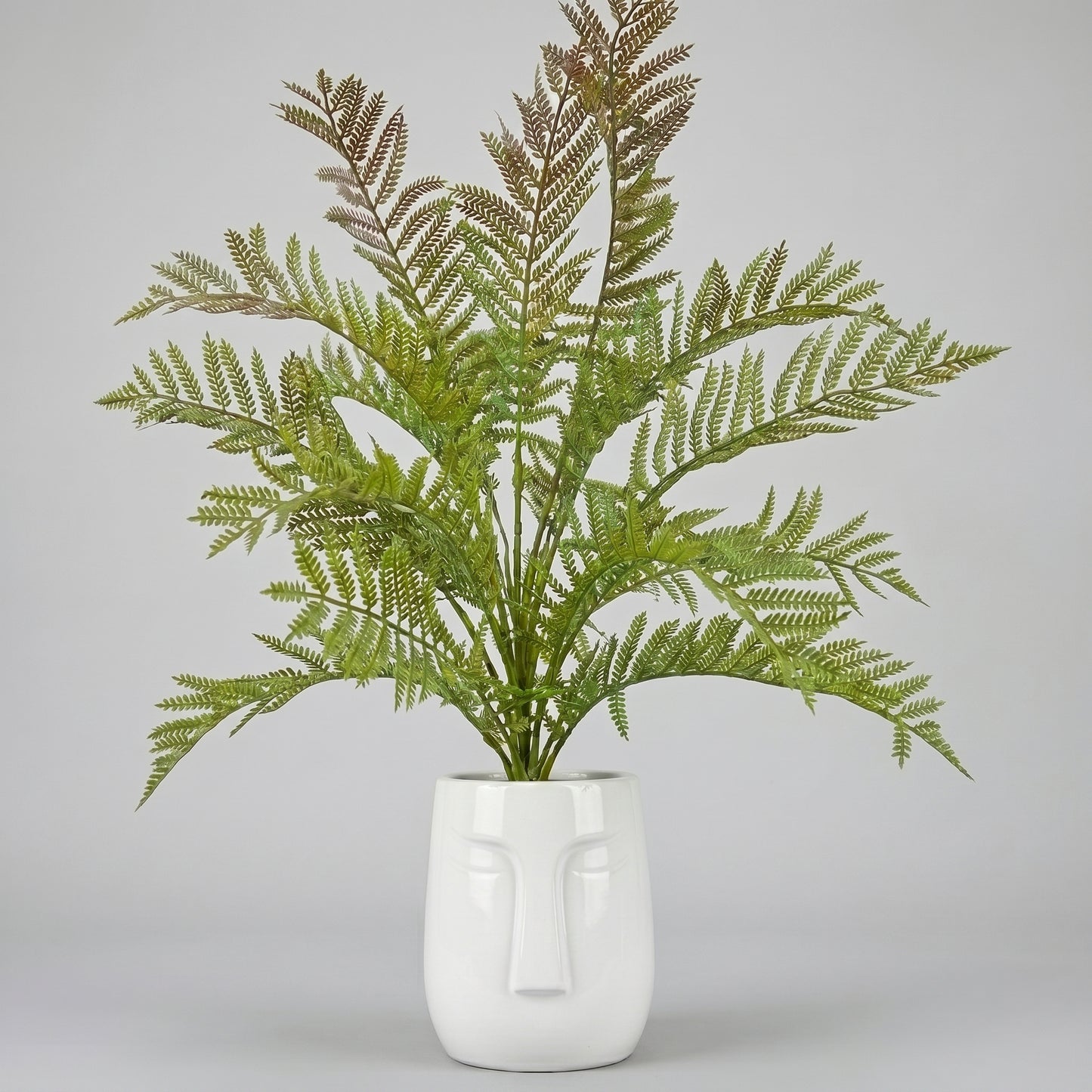 Face Shaped Ceramic Vase