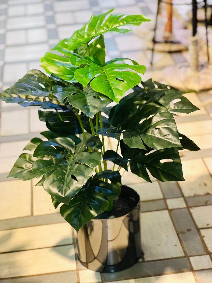 Artificial Indoor Plants with Steel Pot | 3 Styles