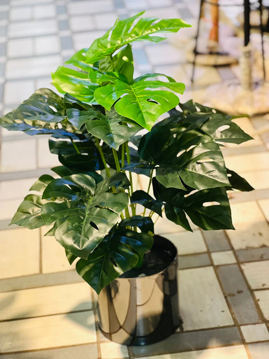 Artificial Indoor Plants with Steel Pot | 3 Styles