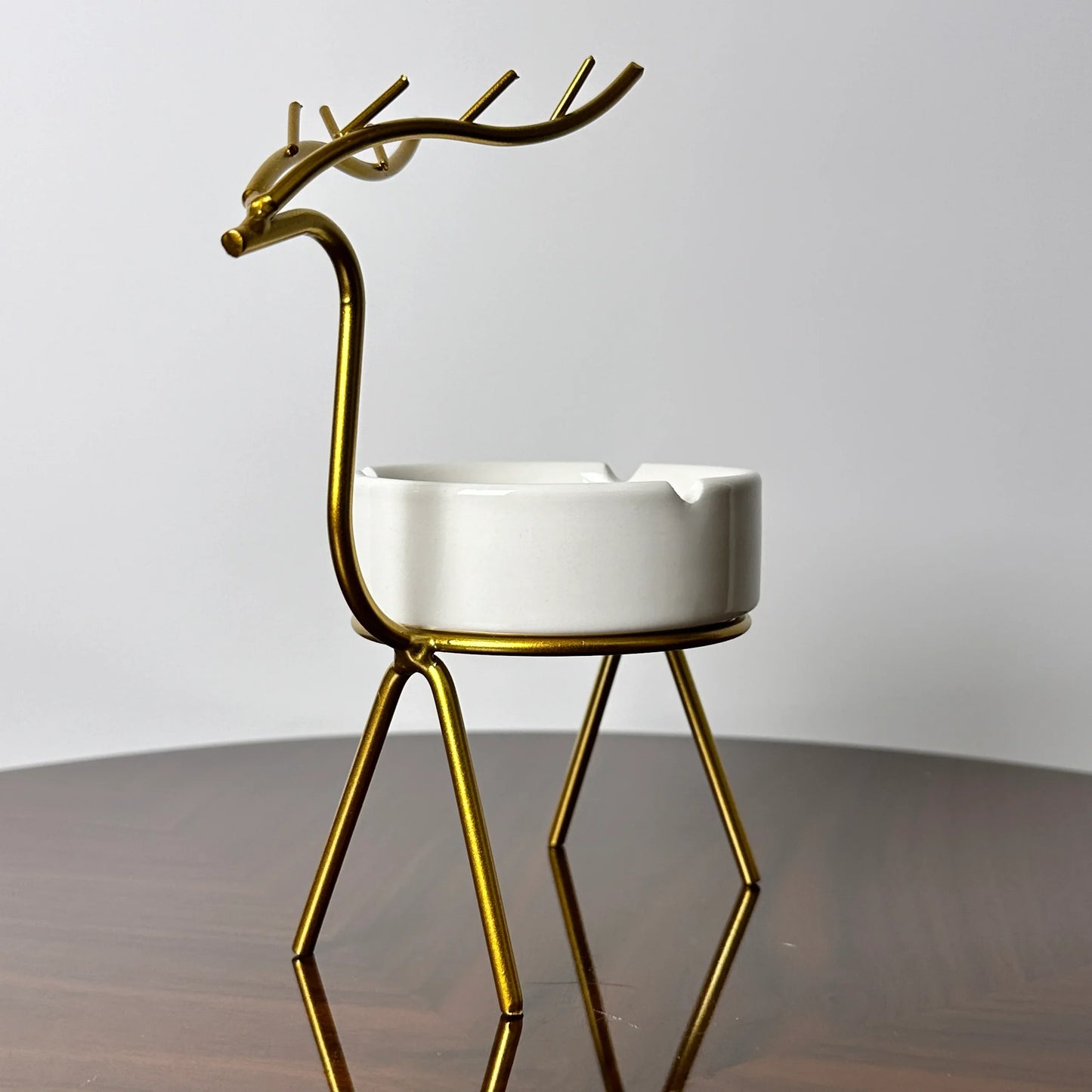 Golden Deer Ash Tray